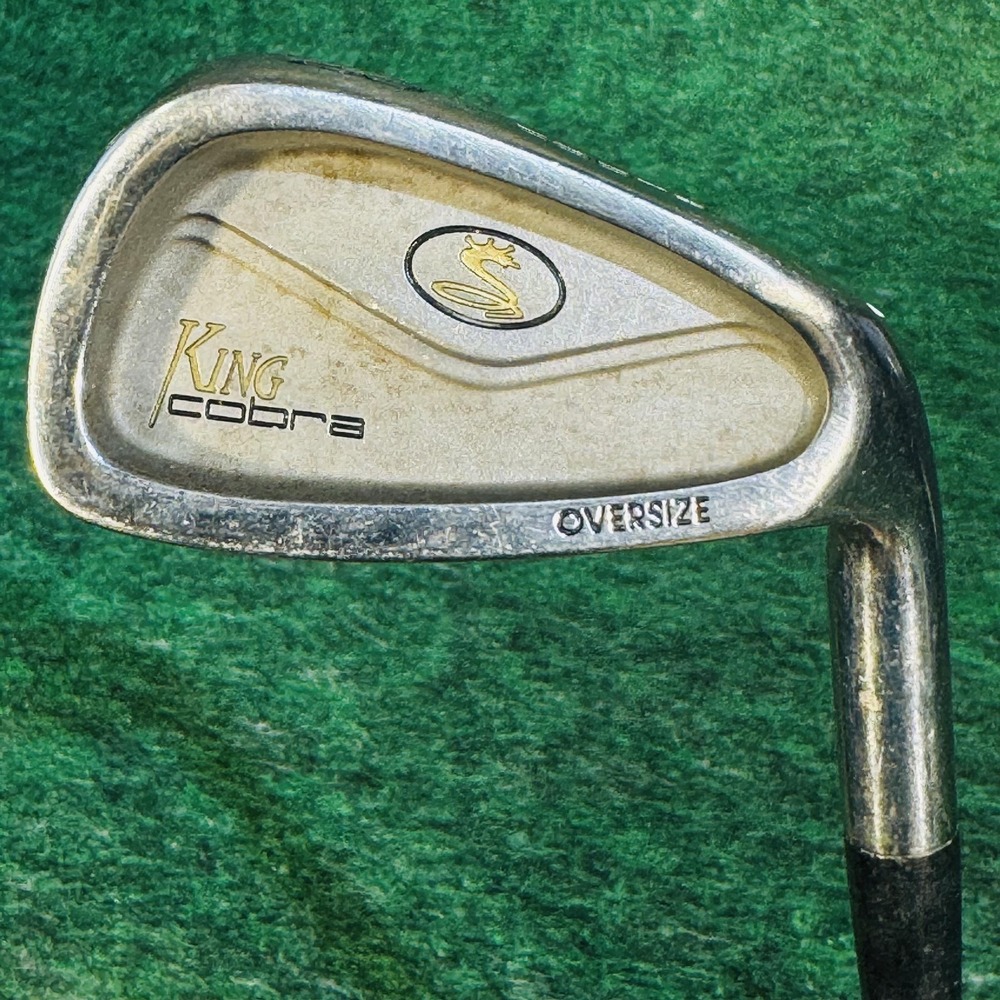 Vintage King Cobra Oversize 3 Iron Mens RH Steel Shaft Silver Golf Club Single